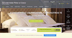 Desktop Screenshot of hotelpintorelgreco.com